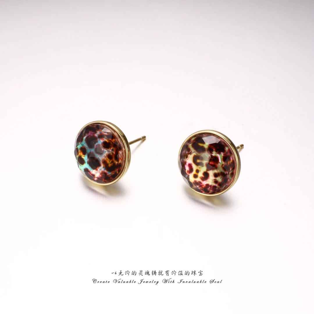 KindGem 轻奢复古豹气质耳环 LSK-C-31997百搭