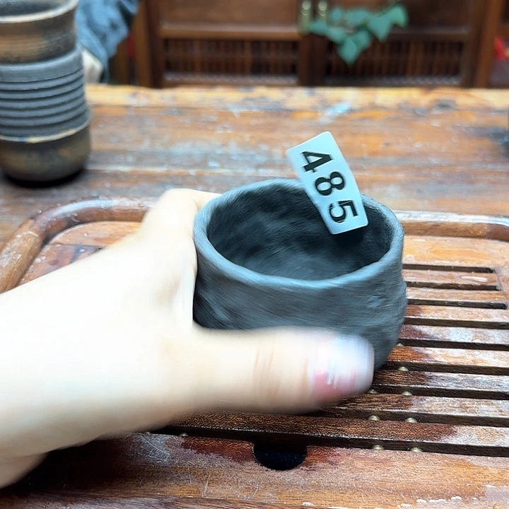 纯手工制作粗陶茶具