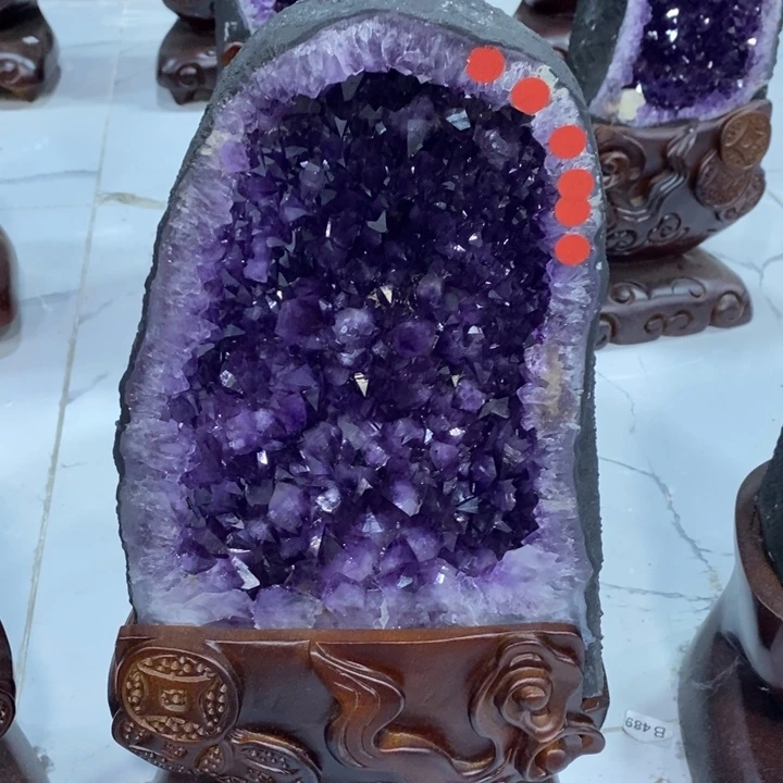 紫晶摆件未镶嵌摆件