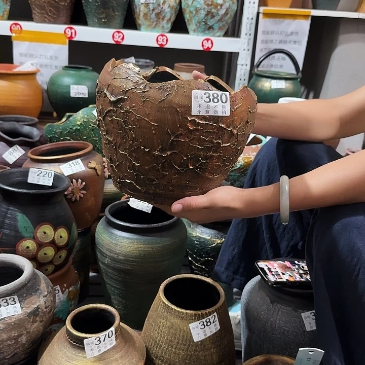 瑕疵金色蛋壳380高度17口径20