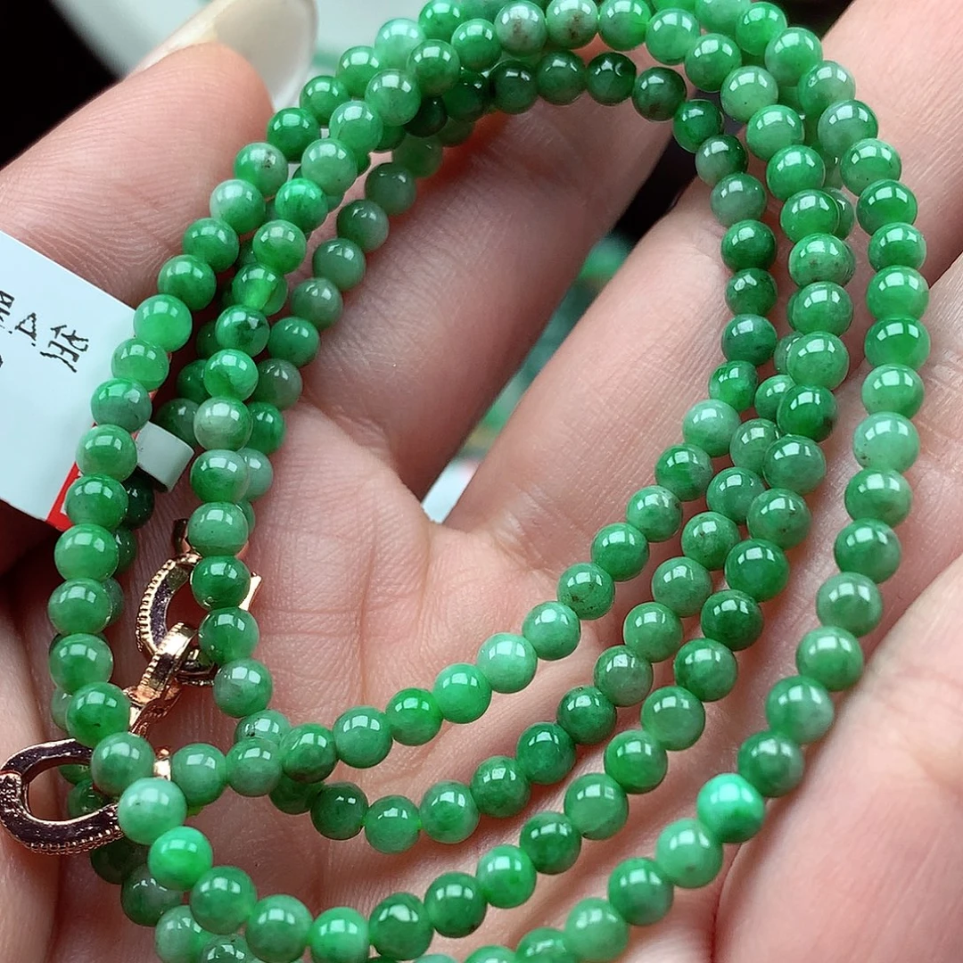 翡翠未镶嵌项链翡翠