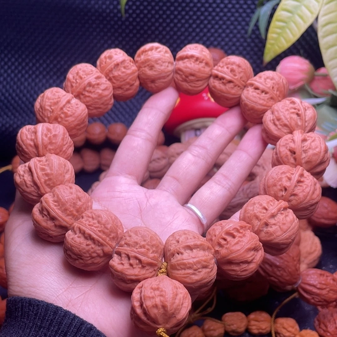 天***安手串文玩核桃大磨盘