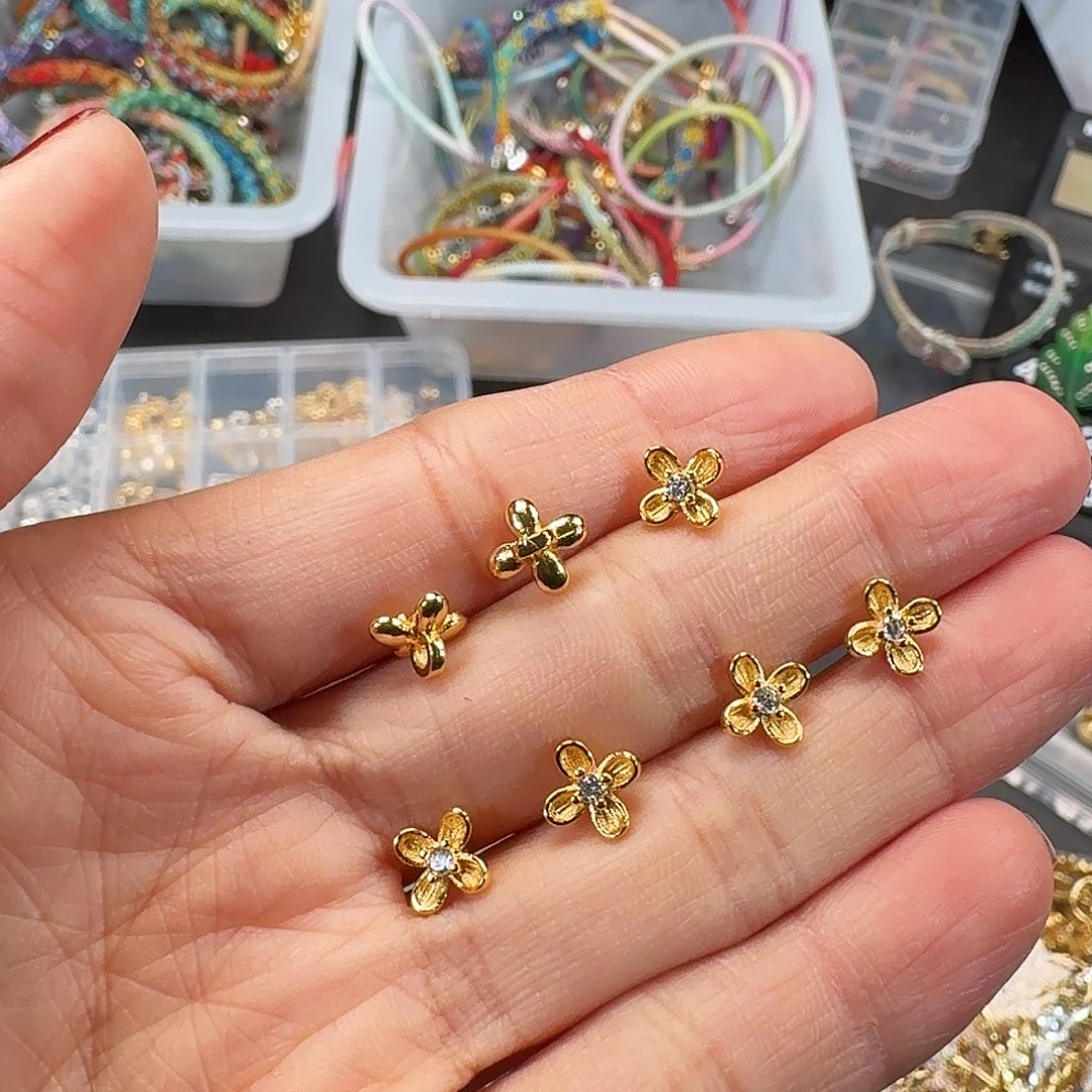 4号卡6.5桂花纽扣7个装