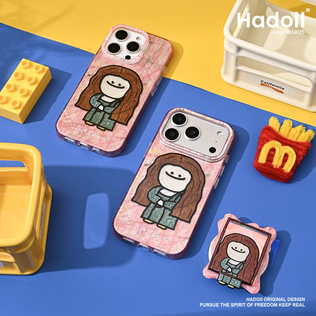 原创博物馆艺术家蒙娜丽莎iphone17promax手机壳小众插画磁吸壳