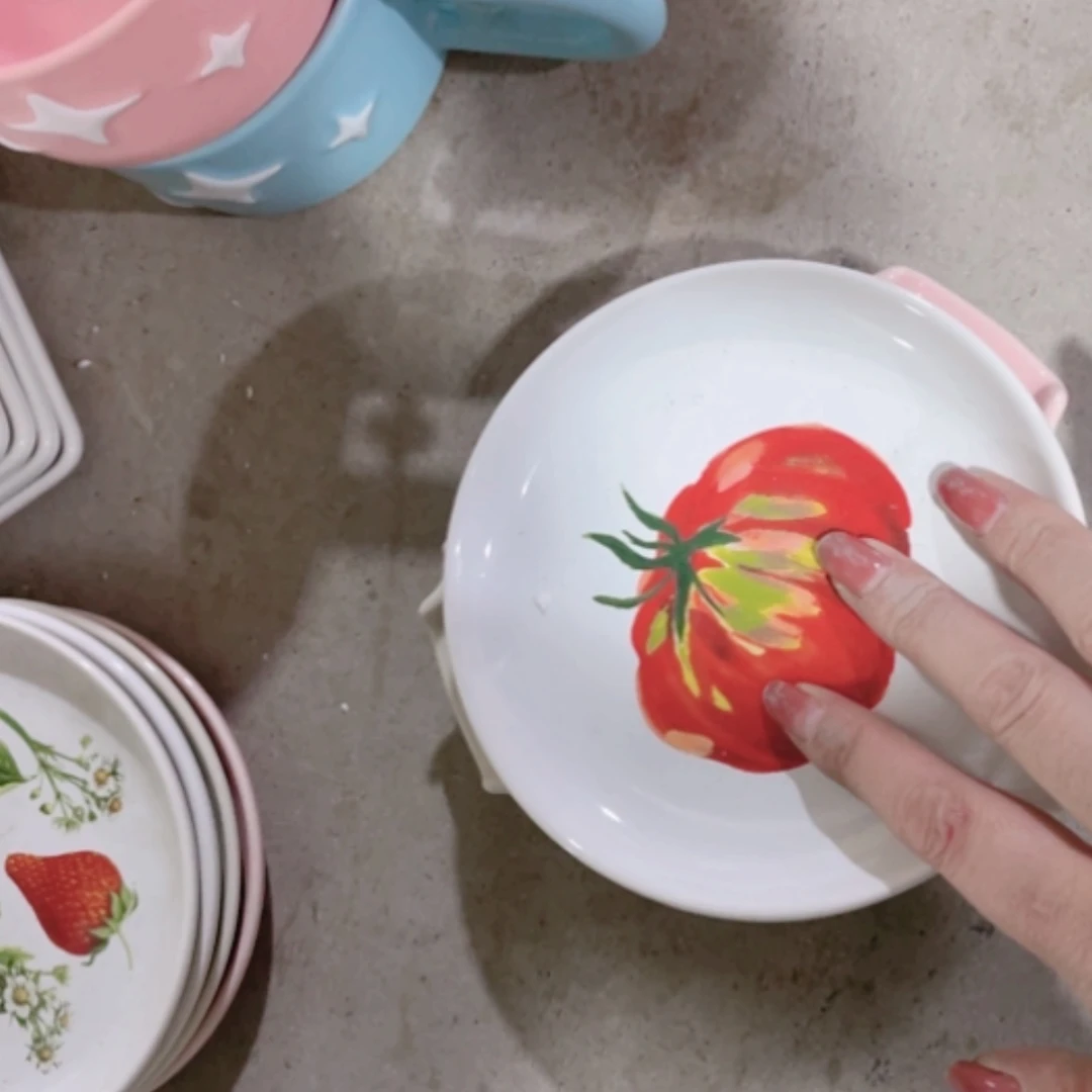 【闪购商品】陶瓷杯碟盘碗微瑕完美主义的鱼拍4………………………………