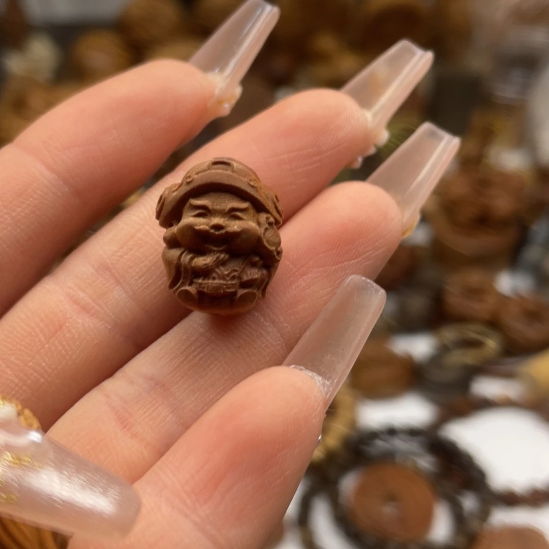 檀香木财神爷老山檀