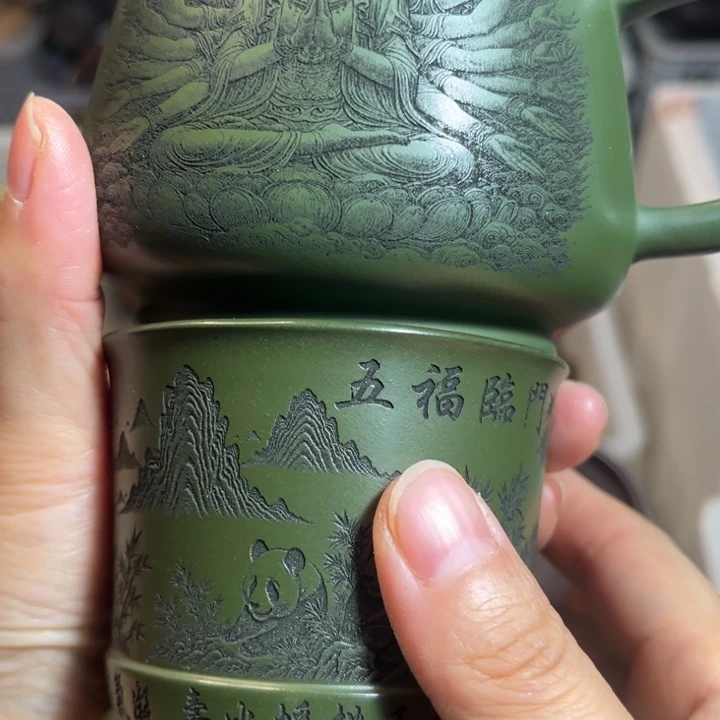 紫砂茶杯孤品，微瑕看中下单不退换