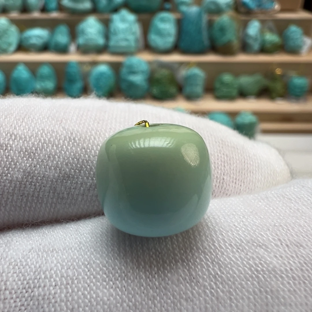 绿松石未镶嵌配饰11.8*10.8