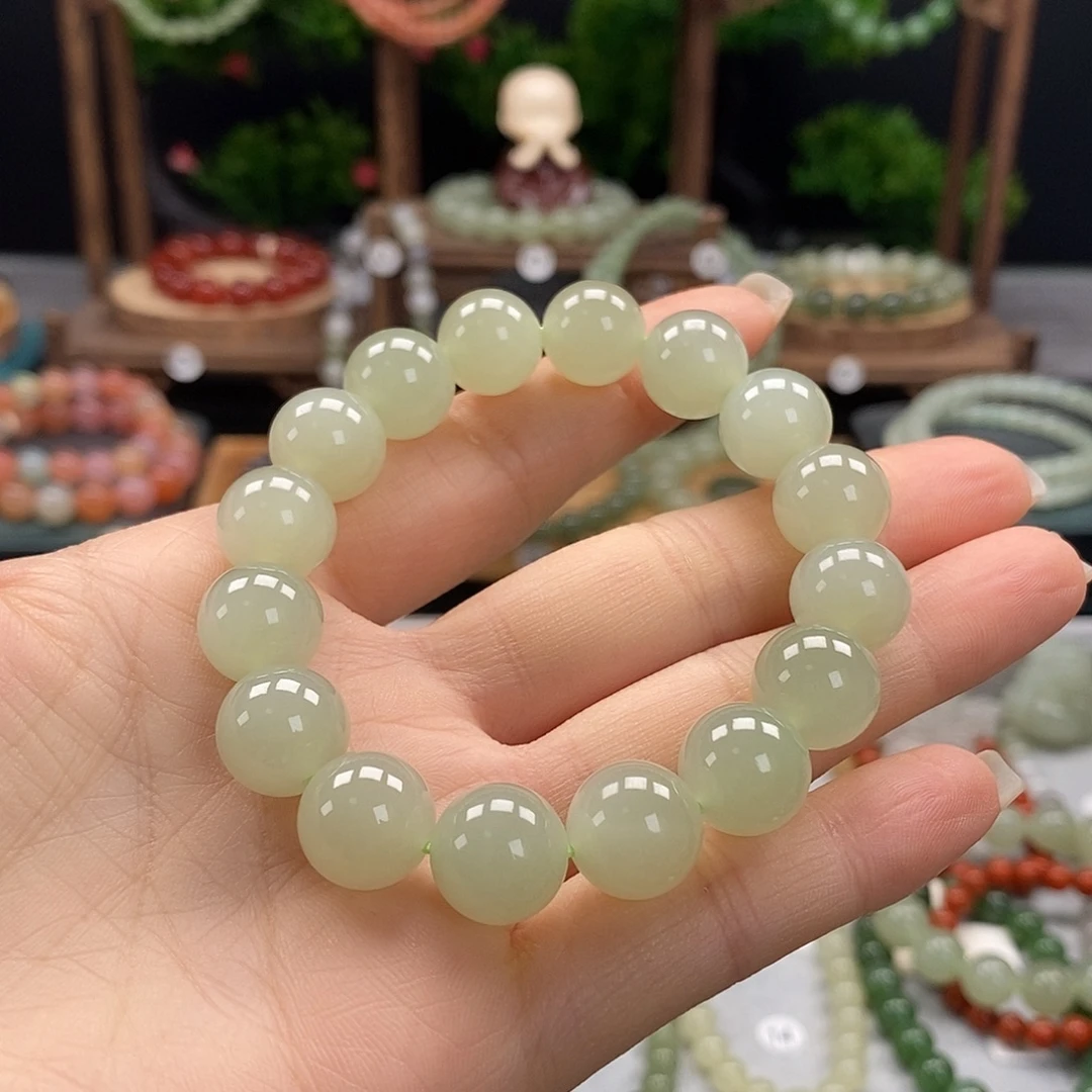 和田玉未镶嵌手链