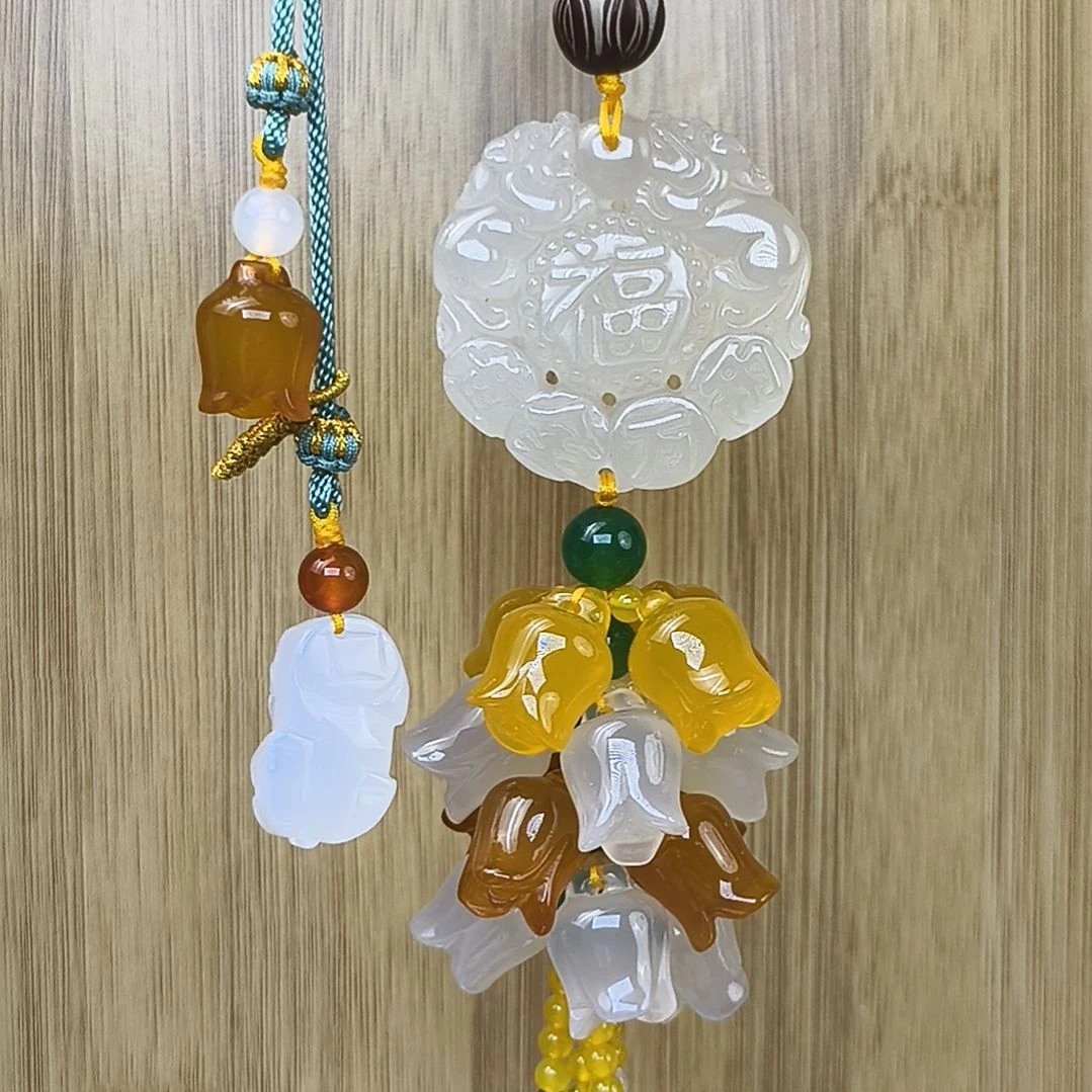 玛瑙/玉髓合金车挂
