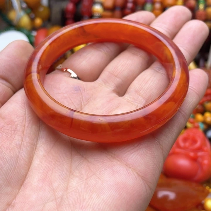 树脂制品47号红色手镯59圈口