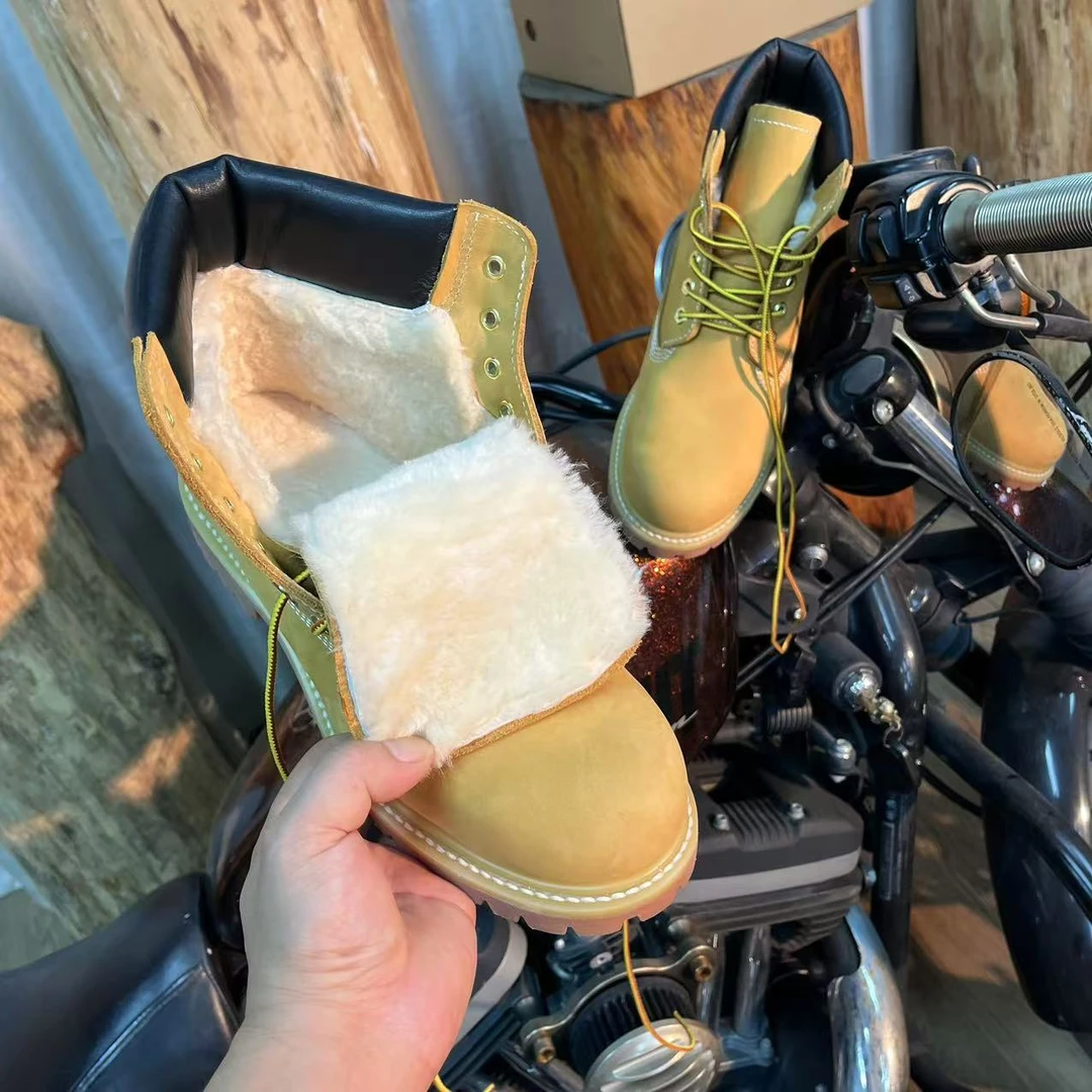 【成哥工装】工装大黄靴高端固特异工艺男女同款工装靴LZ0030B