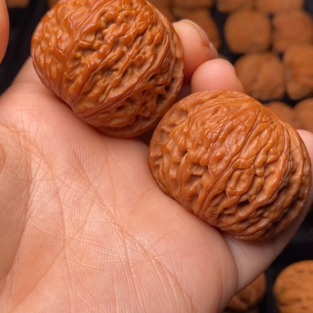 文玩核桃把件秦岭野生核桃