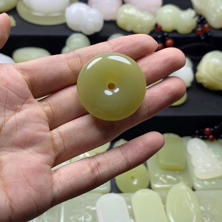 完全开放青色扣子30mm