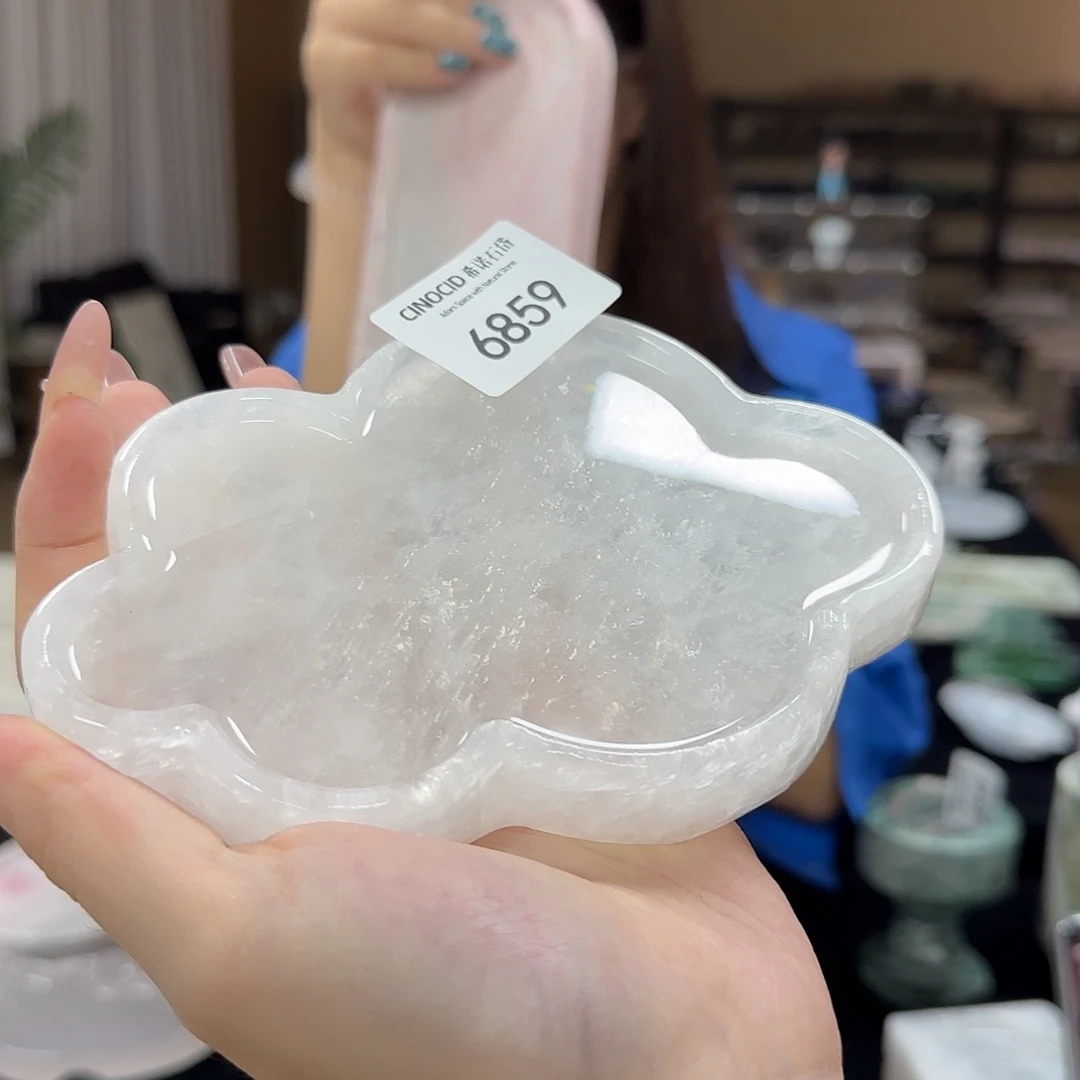 石材6859 白水晶小云朵
