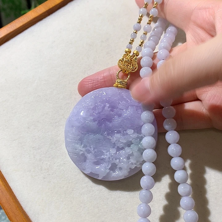 翡翠未镶嵌颈饰翡翠吊坠