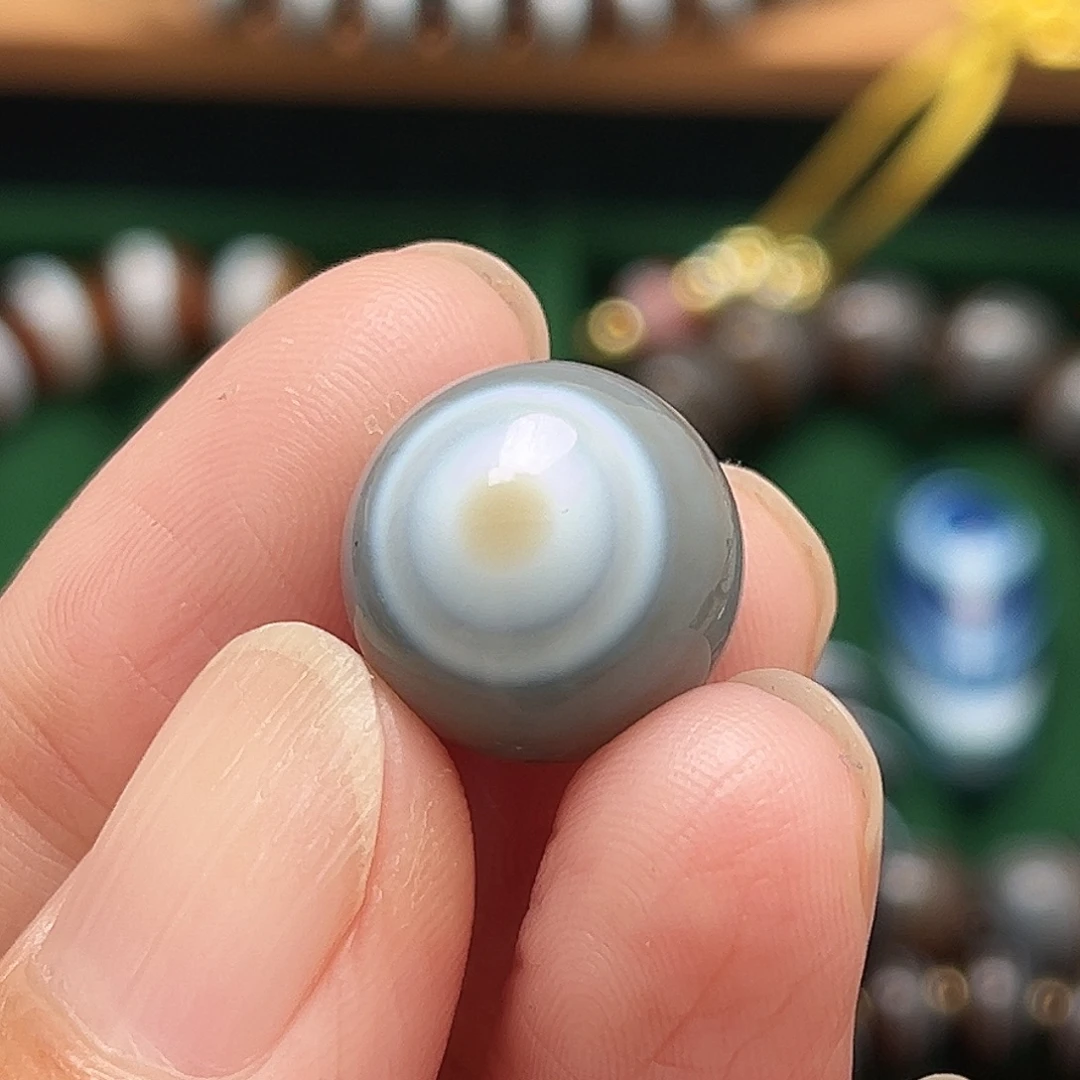 玛瑙/玉髓合金单珠