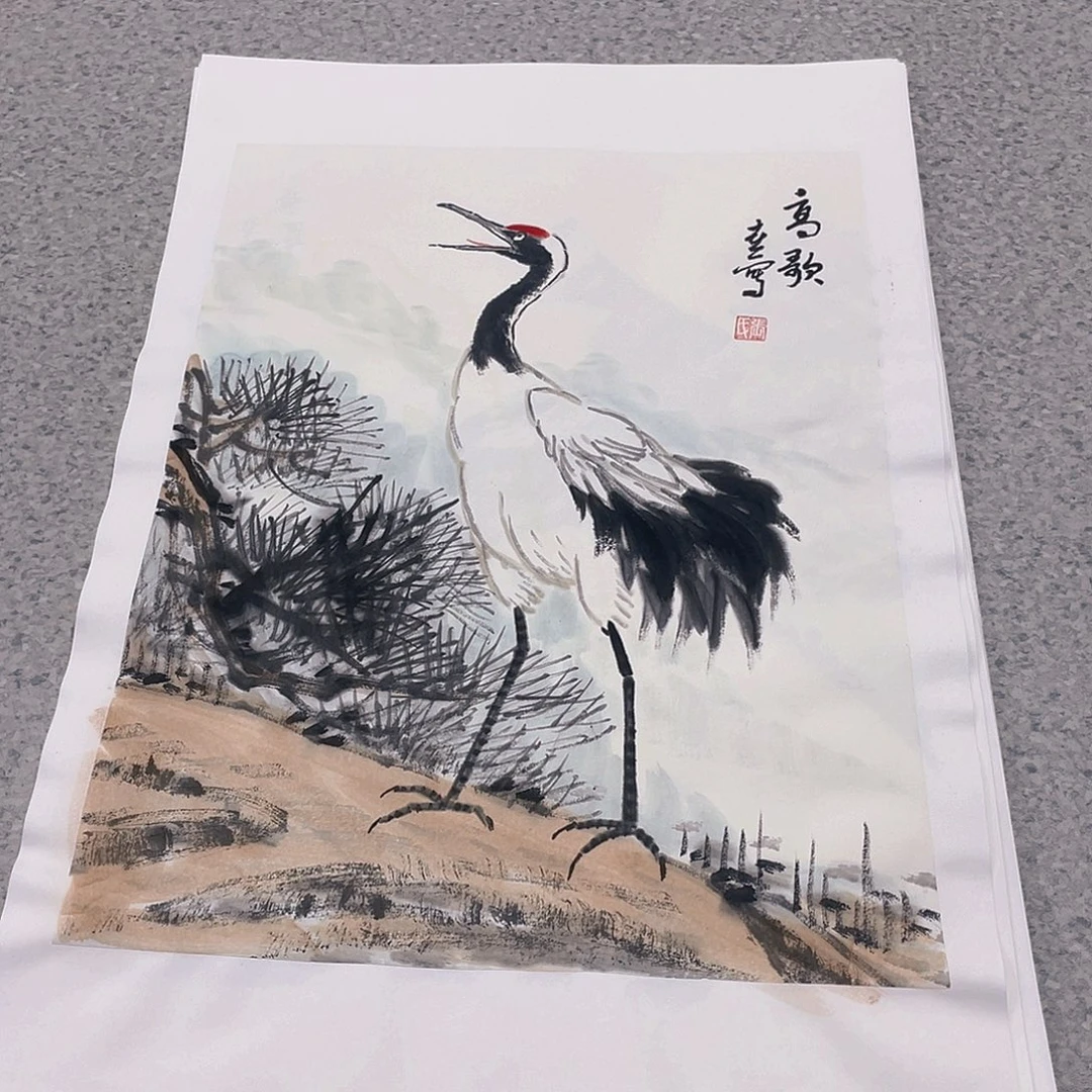 国画1.4平尺国画作品