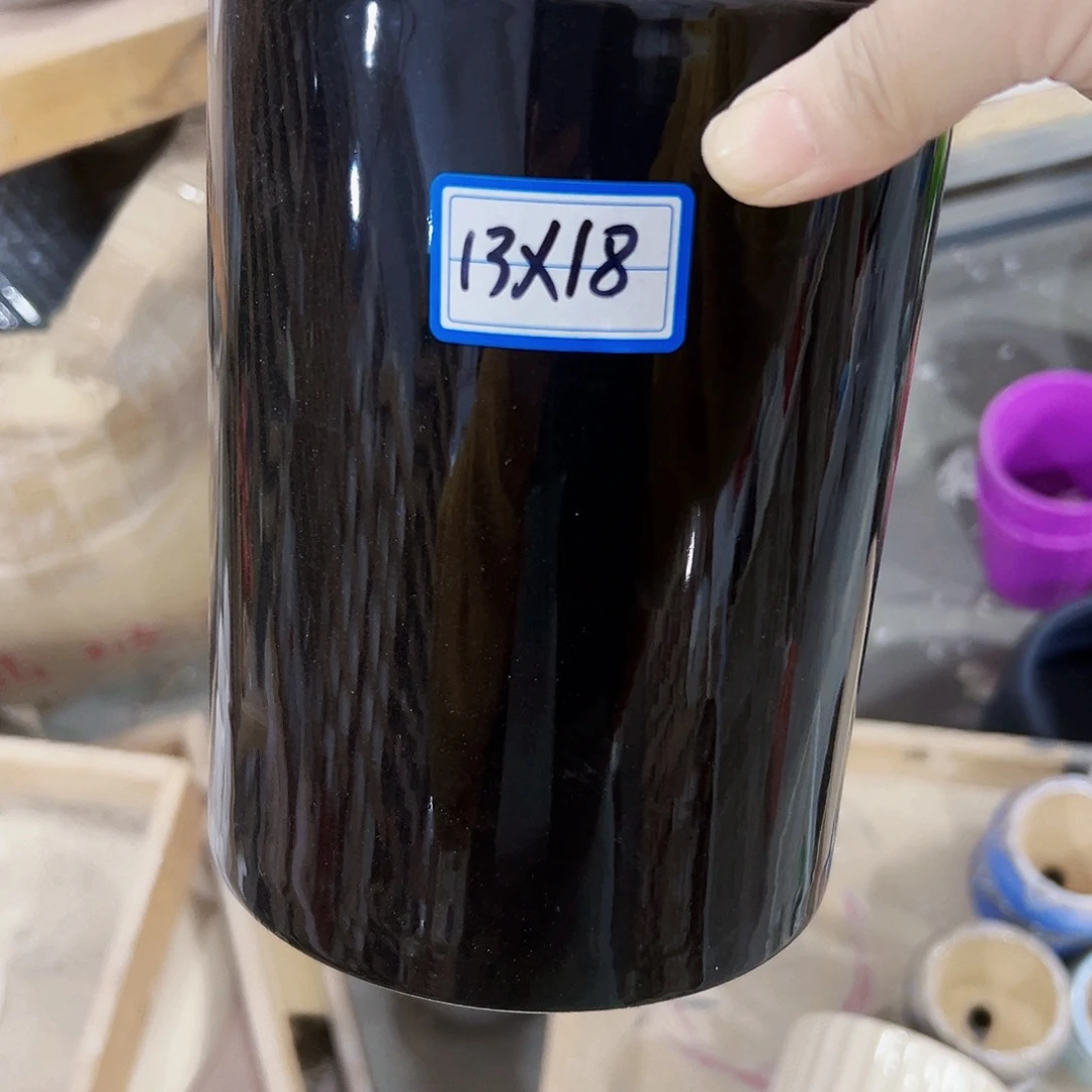 有孔外贸尾单陶瓷花盆10米包邮