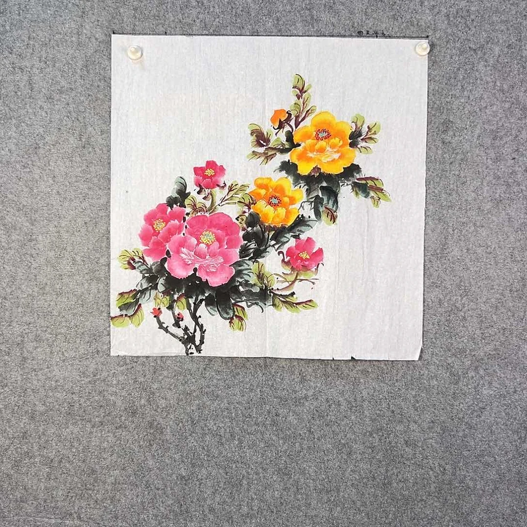 国画098 牡丹等植物资源优势显著突出而