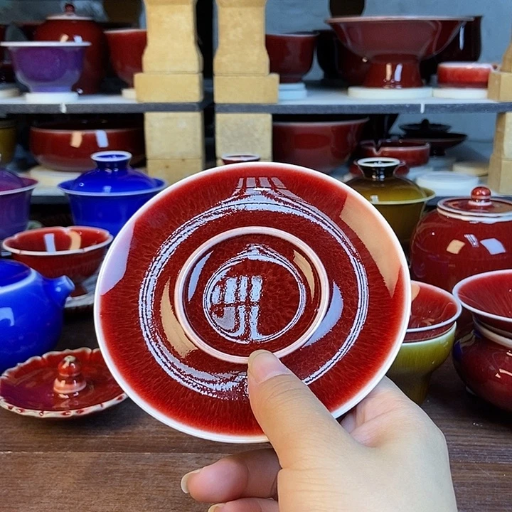 秋****人景德镇名陶坊原矿郎红