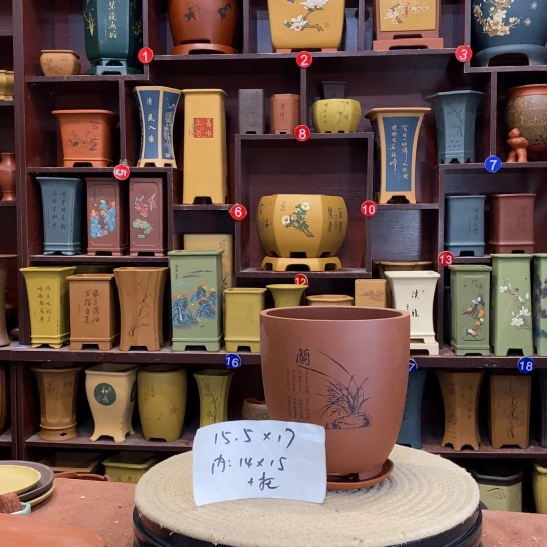 紫砂花盆紫砂艺术