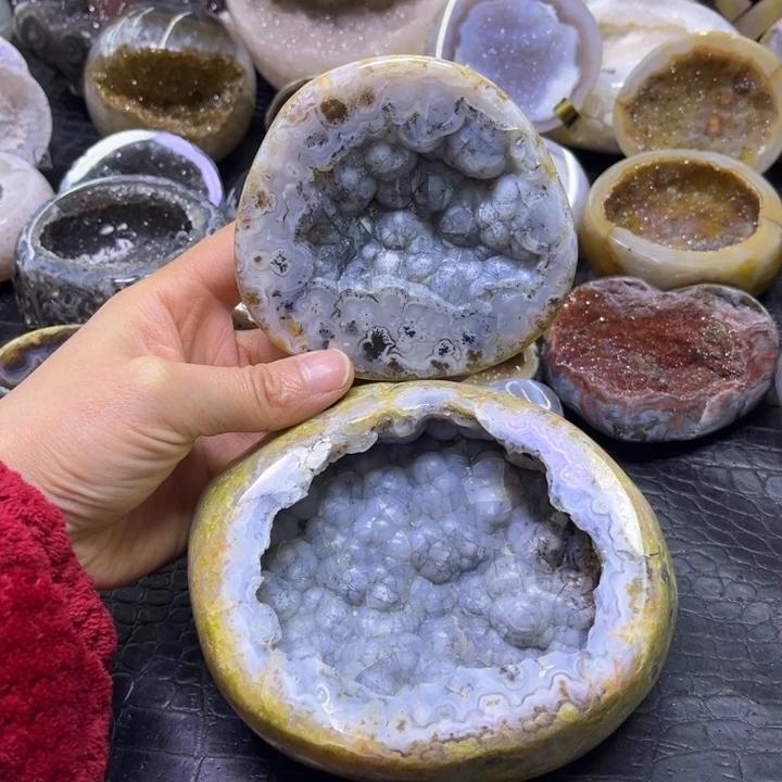 珠宝半成品未镶嵌水晶特价盆