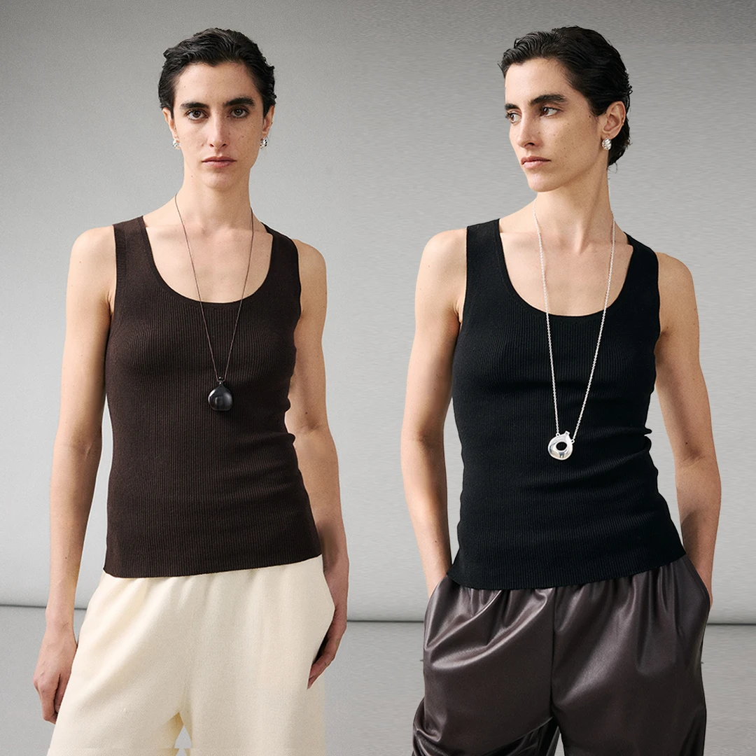 MARIUS肯豆2.0多色修身勺领心机背心