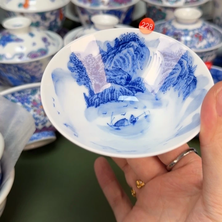 大帅景德镇手工手绘茶具228