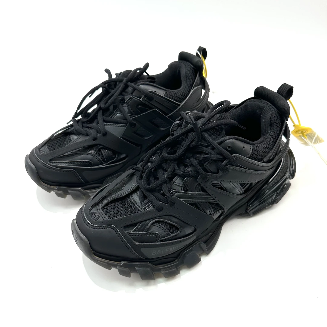 99新 Balenciaga/巴黎世家 40码 黑武士Track 老爹鞋