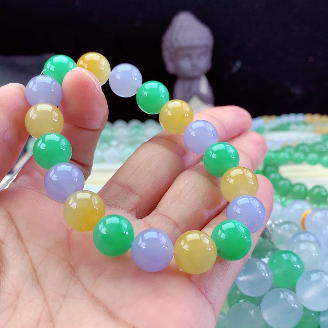 翡翠手链未镶嵌卡11