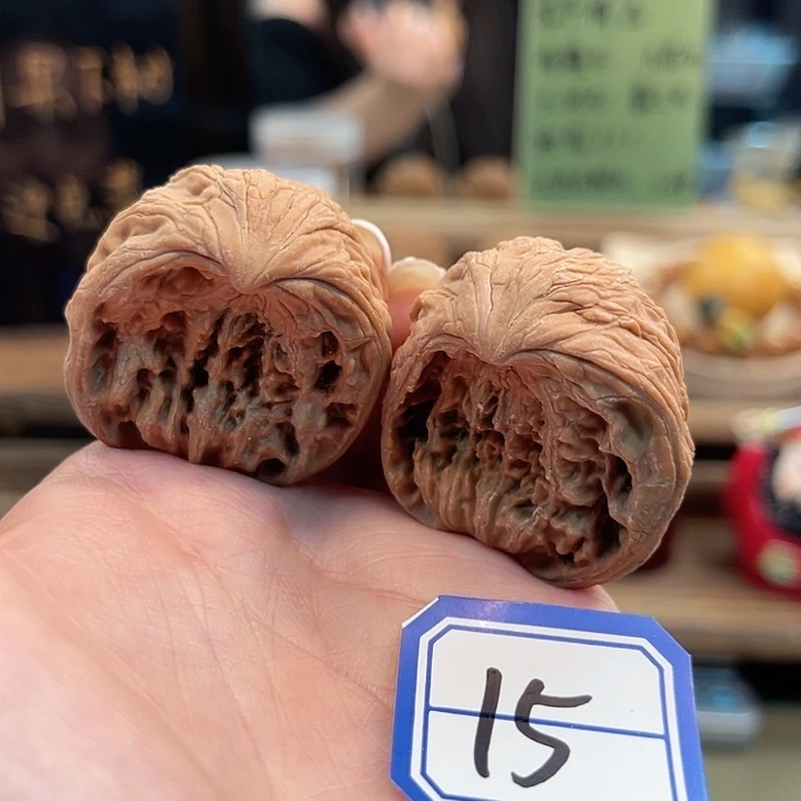 把件文玩核桃35大沽石蛇头