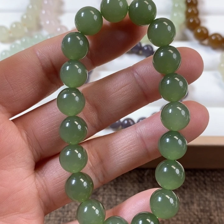 和田玉手串未镶嵌