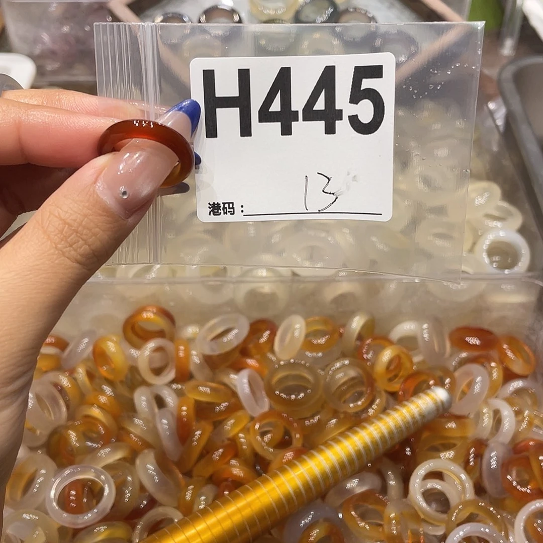 玛瑙/玉髓未镶嵌戒指445