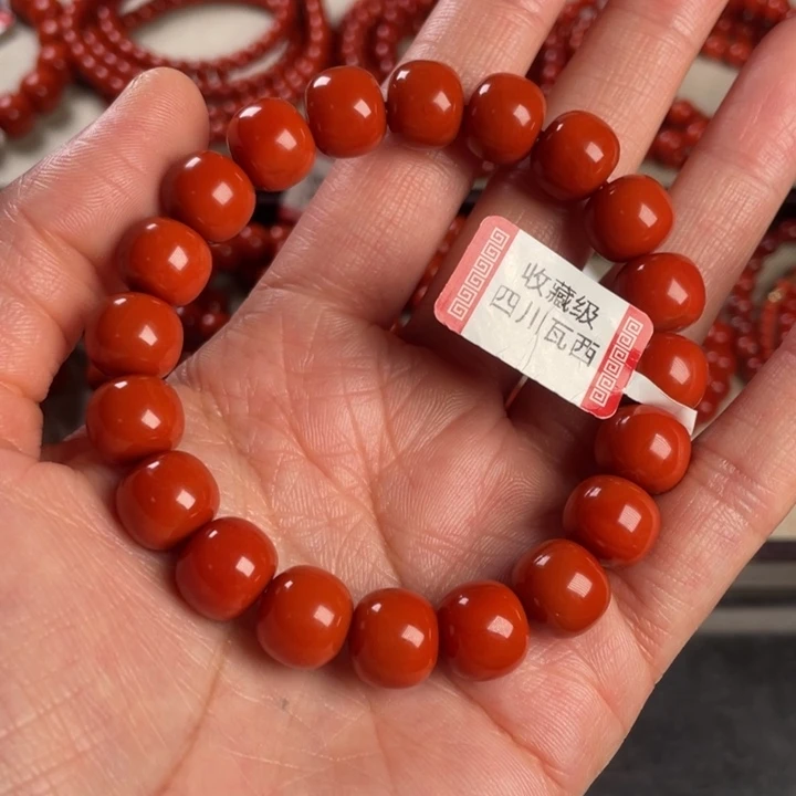 南红玛瑙手链未镶嵌