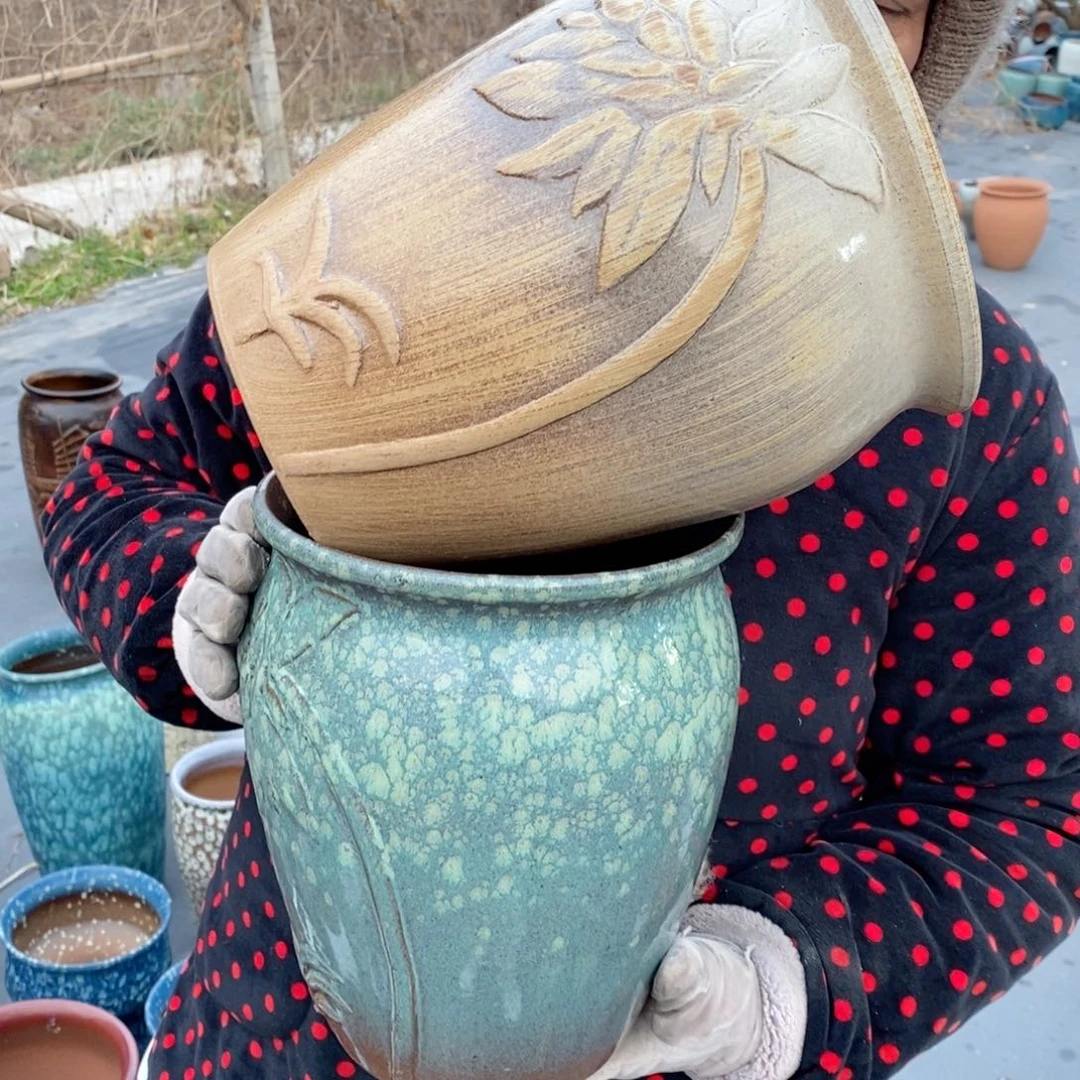 红陶口20高25～～～