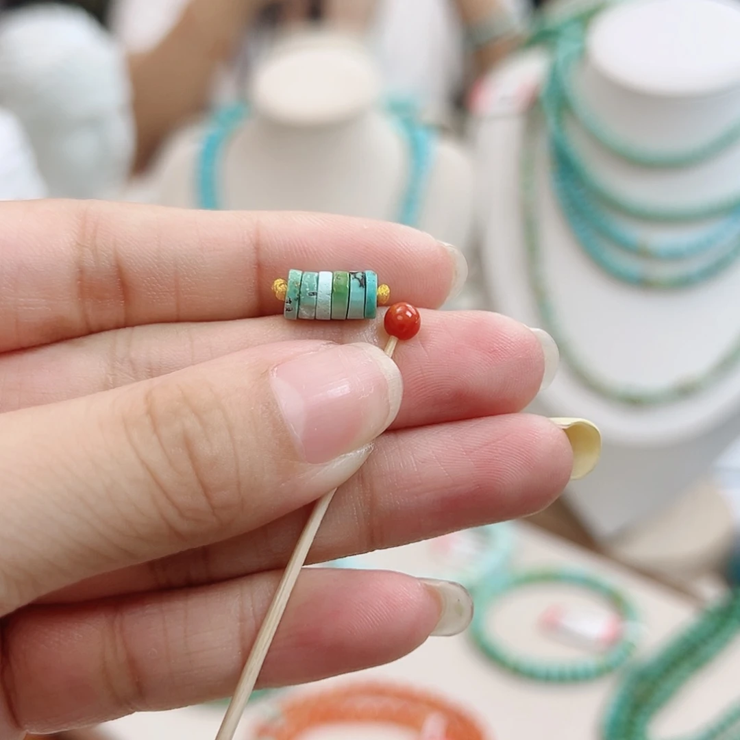 南红玛瑙隔片卡5+未镶嵌
