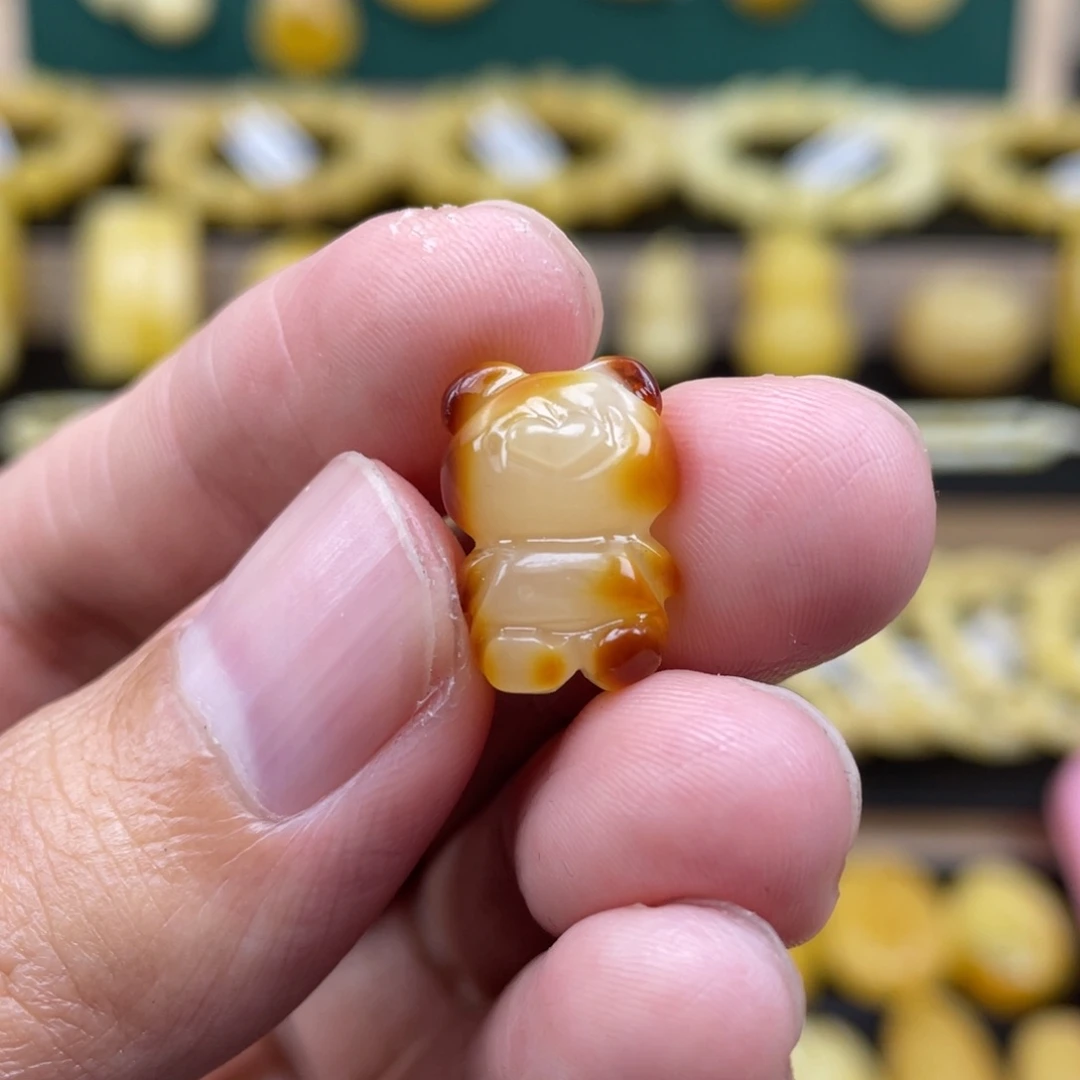 琥珀裸石未镶嵌琥珀蜜蜡