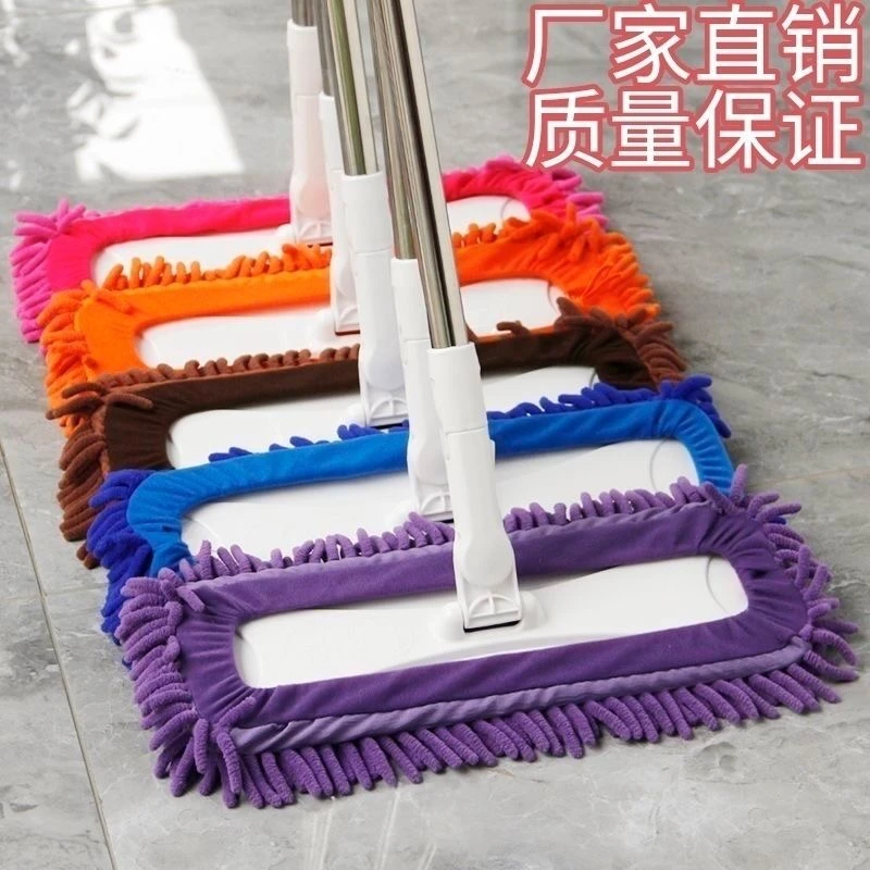 雪尼尔加大平拖吸水拖布家用酒店一拖净干湿两用加厚拖把拖地神器