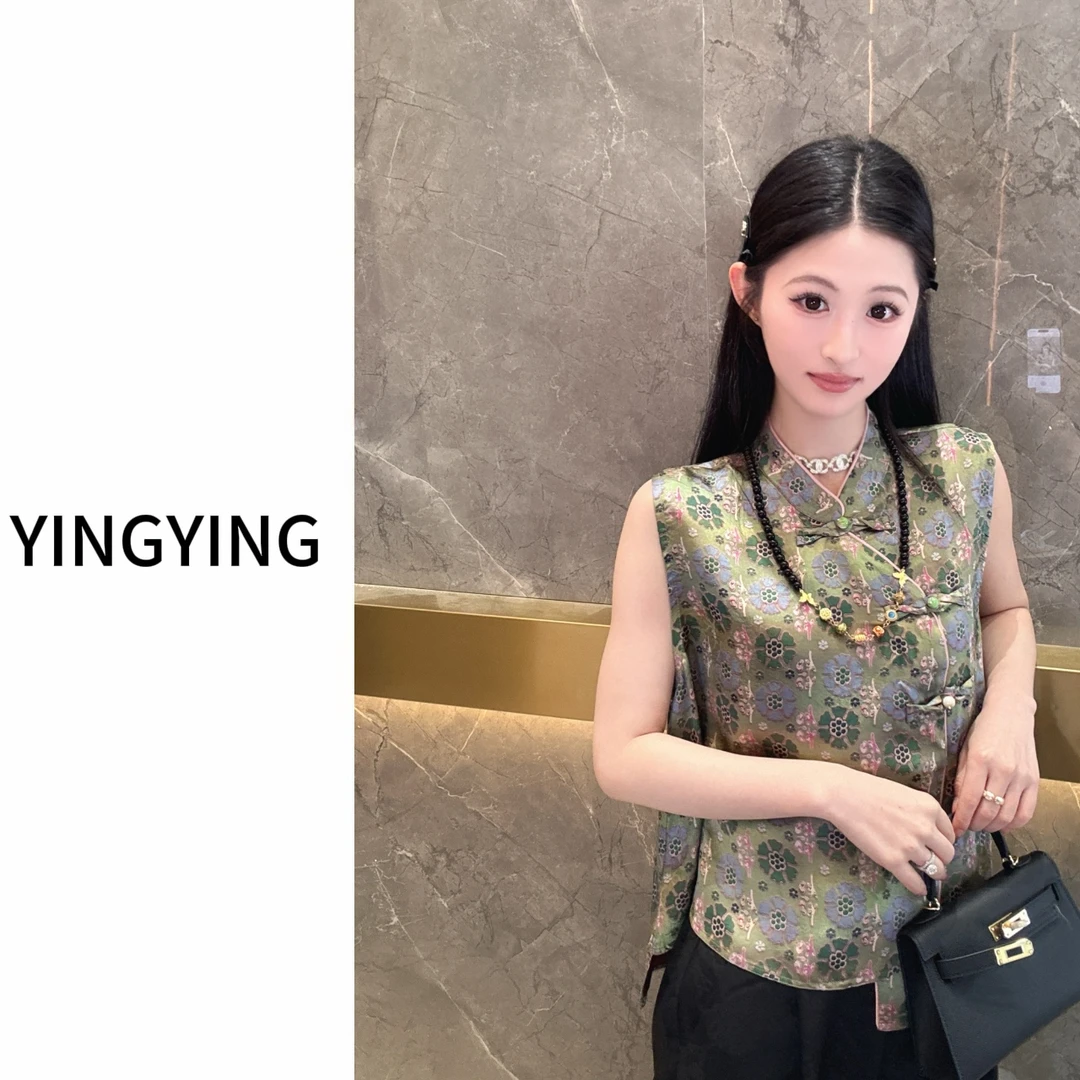 新款【常青藤】夏季新中式时尚气质无袖马甲