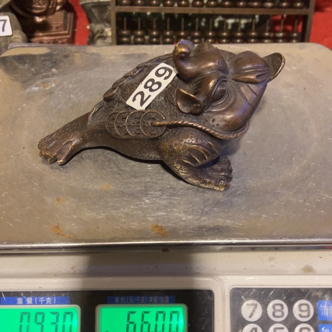 黄铜摆件，文房摆件