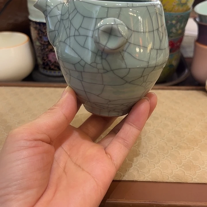 瓷片哥窑公杯微瑕1个