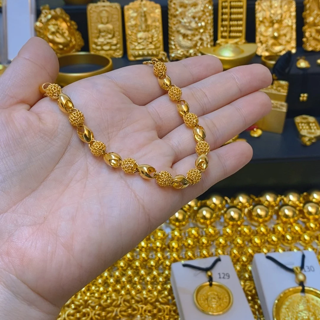 合金无气质玲珑手链