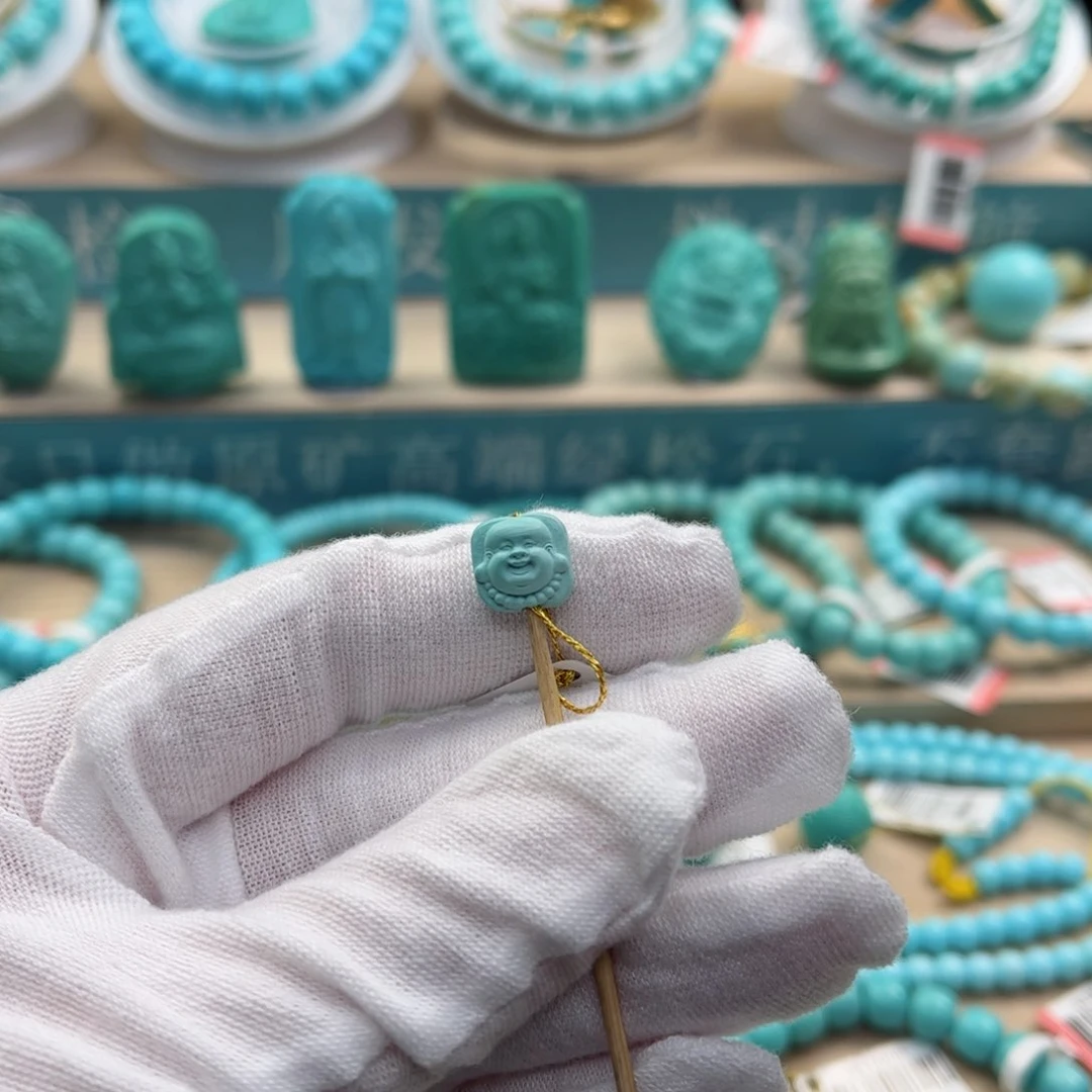 绿松石珠宝奇石未镶嵌