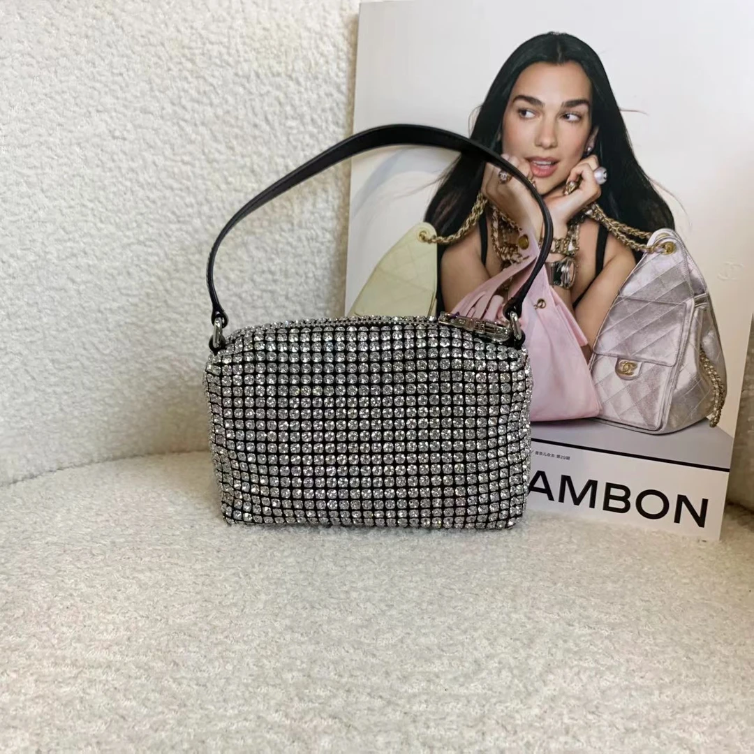 99新  亚历山大·王 壹臻中古/ 银色钻包/ 75931224