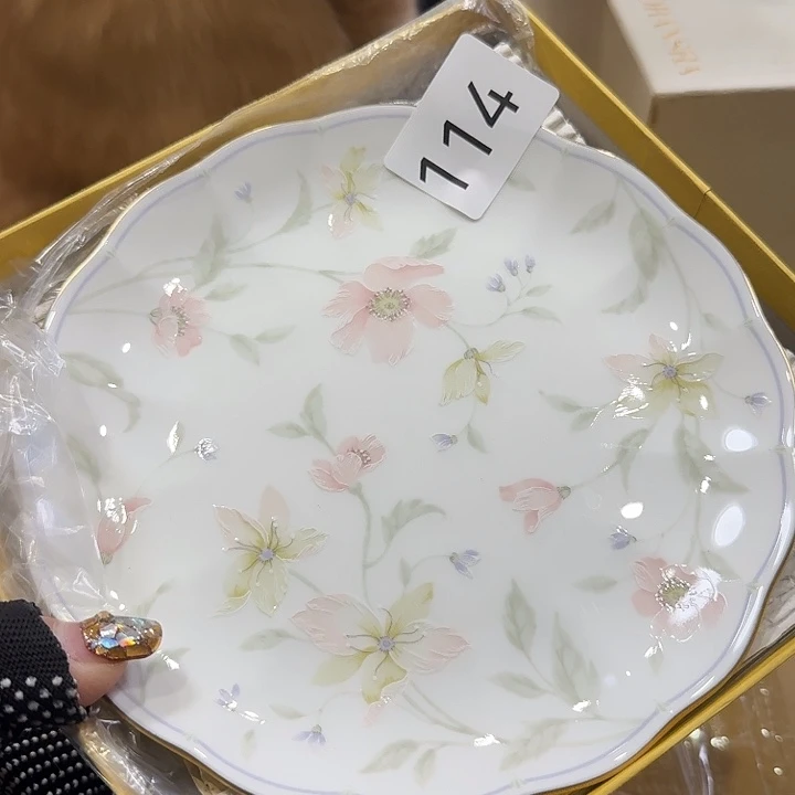 瓷片很好看的盘子