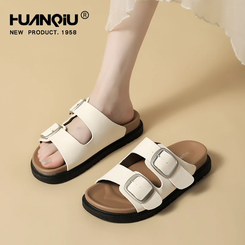 环球拖鞋女夏季外穿2025新款凉鞋仙女风配裙子休闲百搭勃肯凉拖鞋