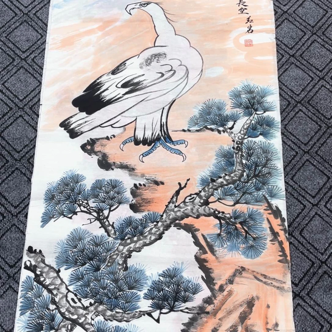 用***0国画红岩老师四尺正冯1