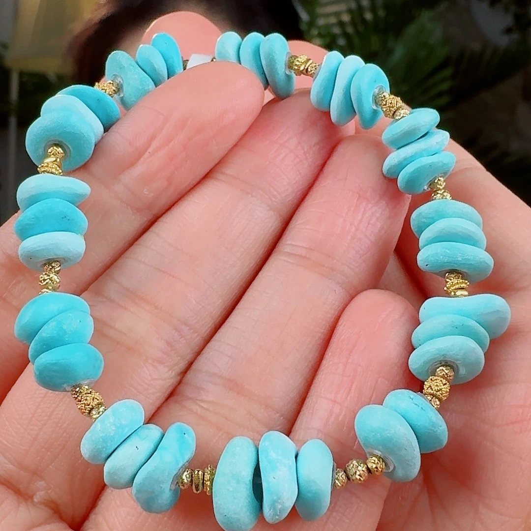 绿松石珠宝奇石未镶嵌