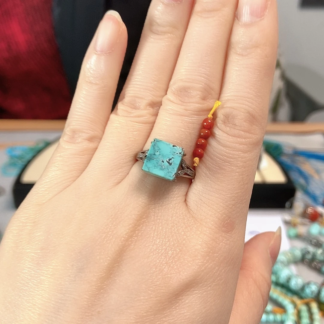 南红玛瑙银S925镀金镶嵌珠宝奇石